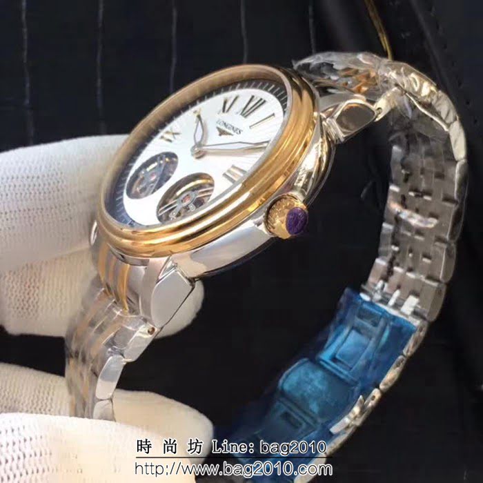 LONGINES浪琴 卓越飛輪 全自動機械 男士腕表 WSS1848